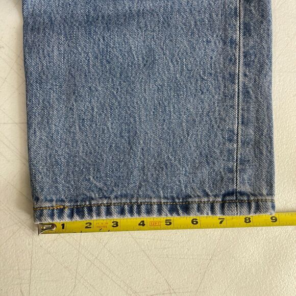 Levi's 501 Jeans Mens 36x30 Vtg Blue Denim Button Fly 100% Cotton Straight Leg - Picture 14 of 15